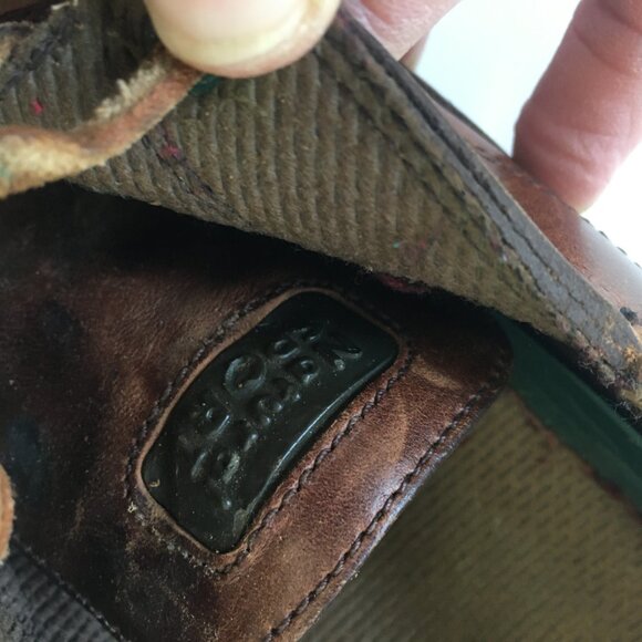 Natural Sports Vintage Boat Shoe Mens's Size 10 Dockside Leather Brown Preppy - Picture 12 of 15